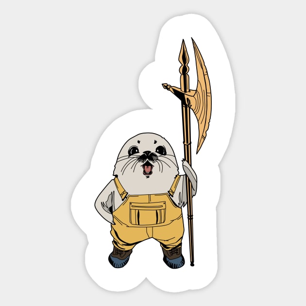 Gus from Saga Sticker by Doctor Seitan Designs